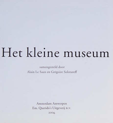 Het kleine museum