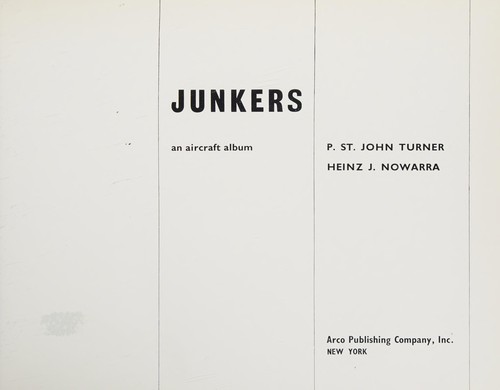 Junkers An Aircraft Album No. 3