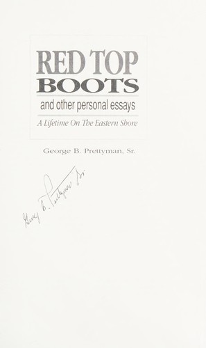 Red top boots and other personal essays