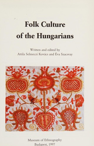 Folk culture of the Hungarians