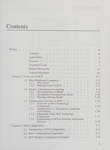 Introduction To OSF DCE Revision 1.0