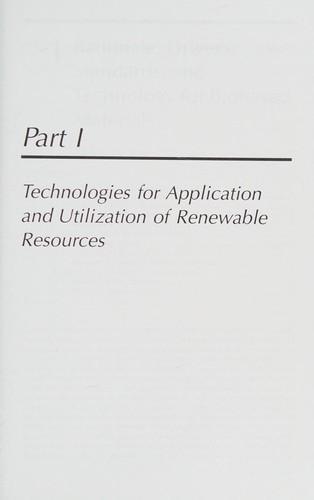 Renewable resources and renewable energy