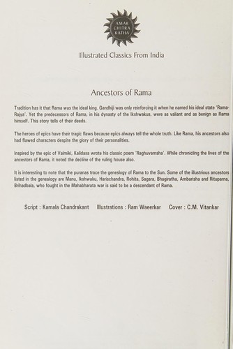 Stories of Rama
