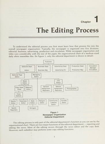 The editorial process