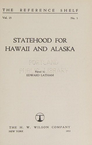 Statehood for Hawaii and Alaska