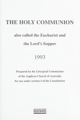 The Holy Communion