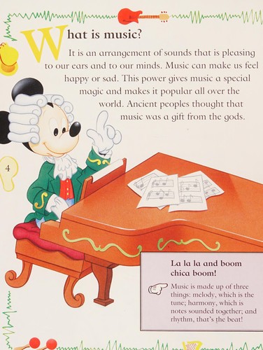 How does a piano make music? (Mickey wonders why)