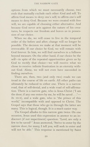 The narrow gate