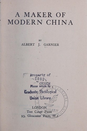 A maker of modern China