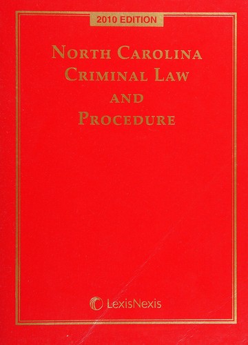 North Carolina criminal law and procedure