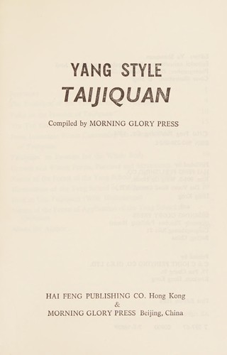 Yang style taijiquan