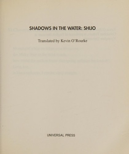 Shadows in the water