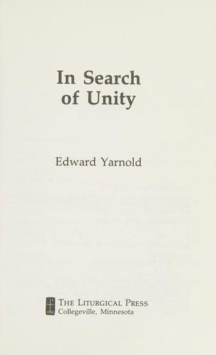 In search of unity