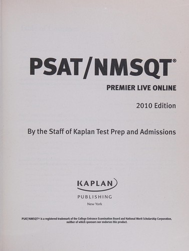 Kaplan PSAT 2010