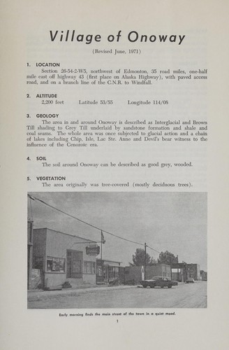 Survey of Onoway