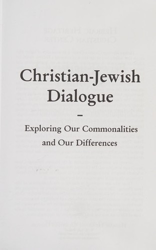 Christian-Jewish dialogue