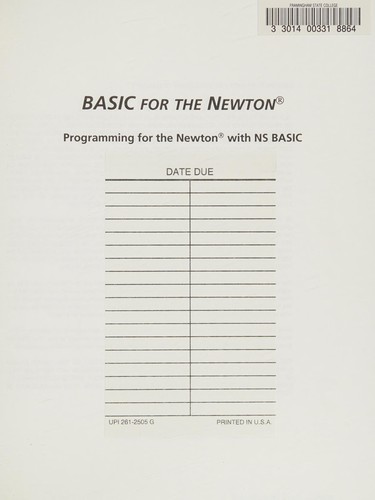 BASIC for the Newton