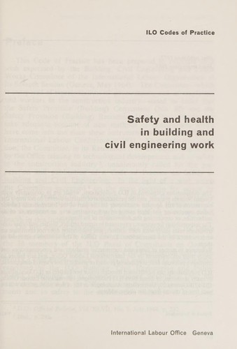 Safety and health in building and civil engineering work
