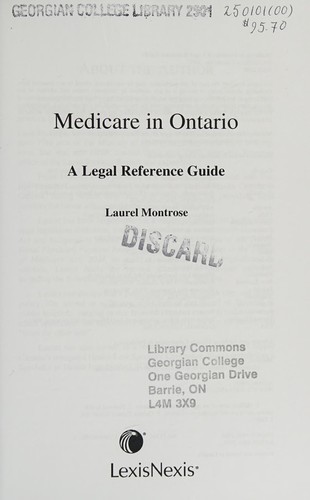 Medicare in Ontario