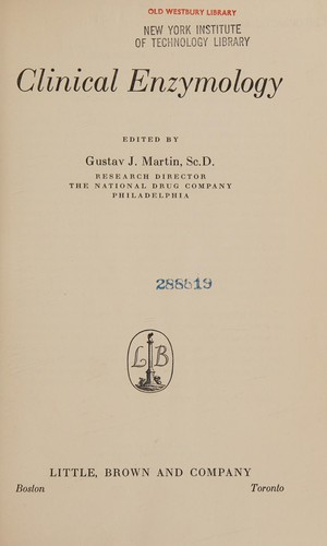 Clinical enzymology