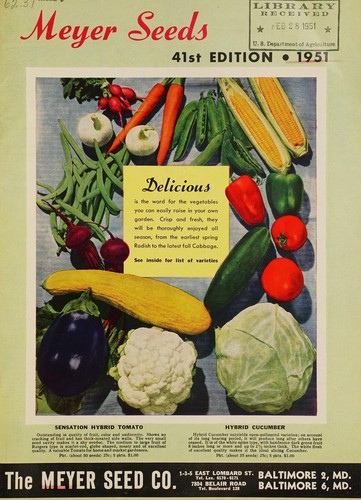 Meyer's seeds, 41st edition, 1951