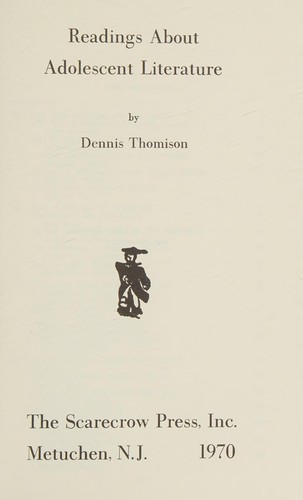 Readings about adolescent literature