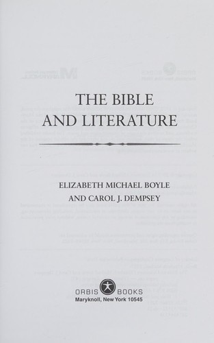 The Bible and literature
