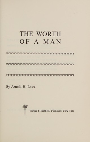 The worth of a man