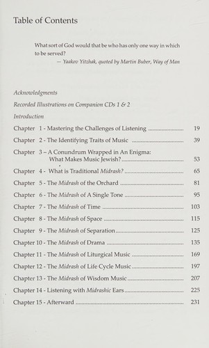 Jewish music as Midrash