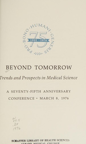 Beyond tomorrow