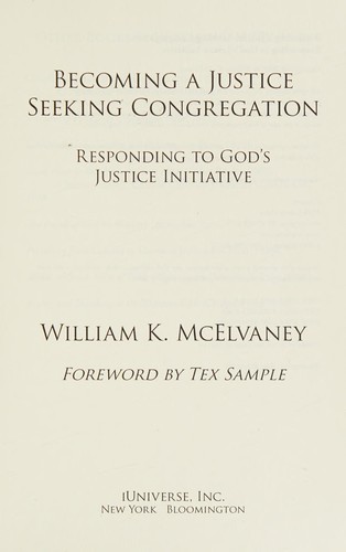 Becoming a justice seeking congregation