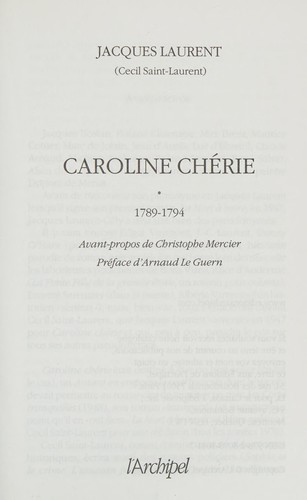Caroline chérie