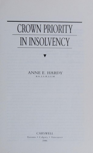 Crown priority in insolvency