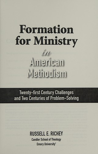 Formation for ministry in American Methodism