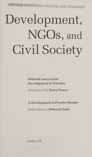 Development, NGOs and Civil Society
