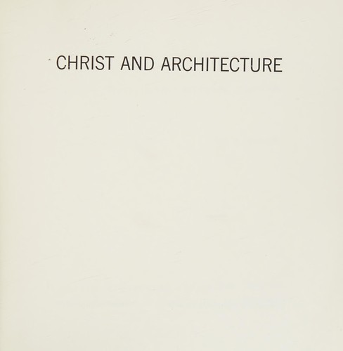Christ and architecture