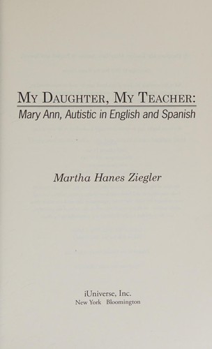 My daughter, my teacher