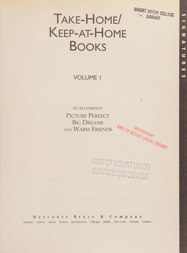 Take-home, keep-at-home books