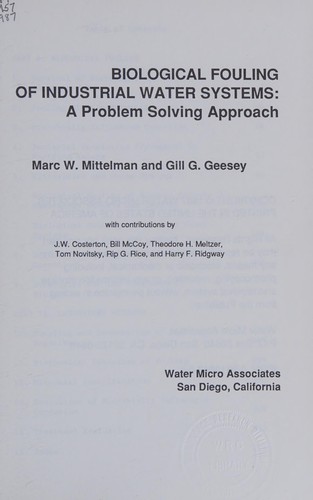 Biological fouling of industrial water systems