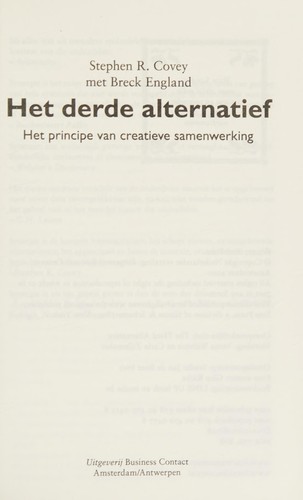 Het derde alternatief