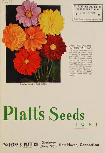 Platt's seeds 1951