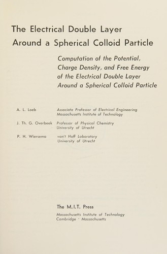 The electrical double layer around a spherical colloid particle
