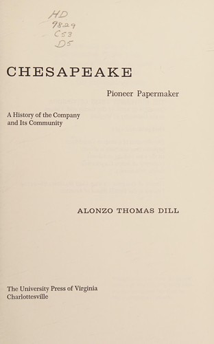 Chesapeake: pioneer papermaker
