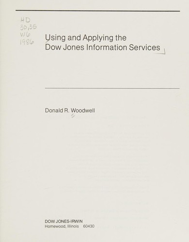 Using and applying the Dow Jones information services