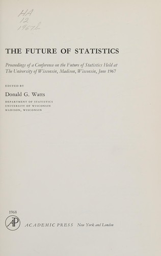 The future of statistics