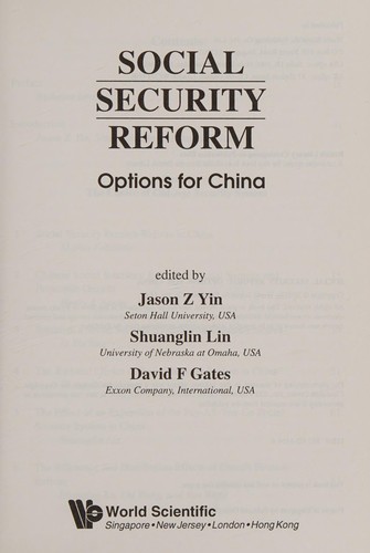 Social security reform
