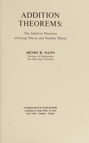 Addition theorems