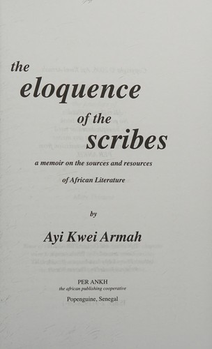 The eloquence of the scribes