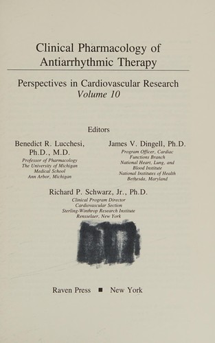 Clinical pharmacology of antiarrhythmic therapy