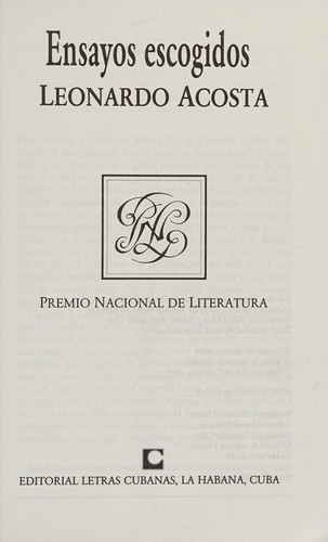 Ensayos escogidos